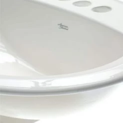 American Standard Aqualyn Self-Rimming Drop-In Bathroom Sink in White -Bathroom Sinks Sales white american standard drop in bathroom sinks 0476 028 020 40 1000