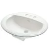 American Standard Aqualyn Self-Rimming Drop-In Bathroom Sink in White -Bathroom Sinks Sales white american standard drop in bathroom sinks 0476 028 020 64 1000