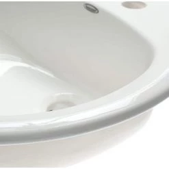 American Standard Rondalyn Self-Rimming Bathroom Sink in White -Bathroom Sinks Sales white american standard drop in bathroom sinks 0491 019 020 a0 1000