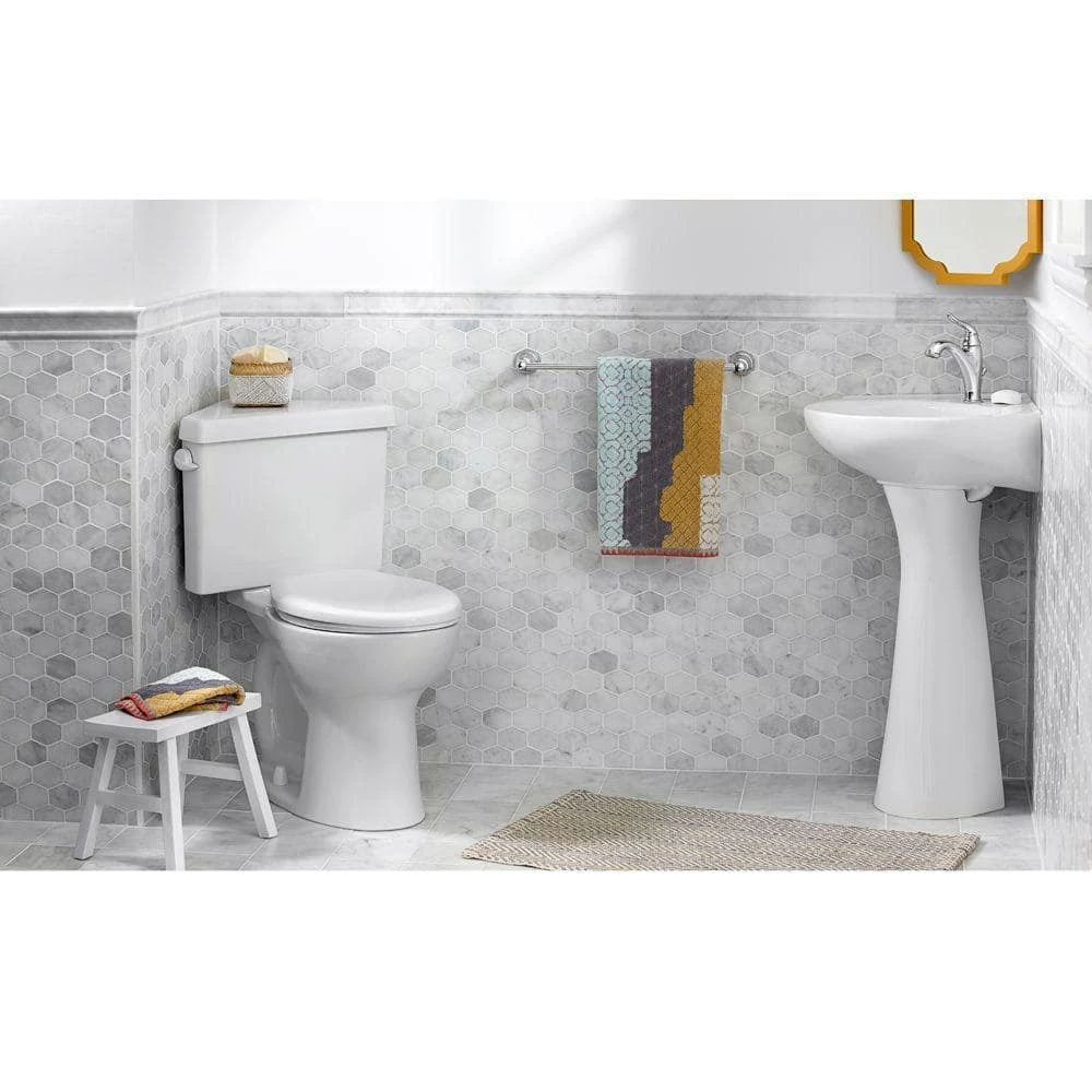 American Standard Cornice Pedestal in White 4 American Standard Cornice Pedestal in White - Image 2