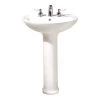 American Standard Cadet Pedestal Combo Bathroom Sink with 8 in. Faucet Centers in White -Bathroom Sinks Sales white american standard pedestal sinks 0236 811 020 64 1000