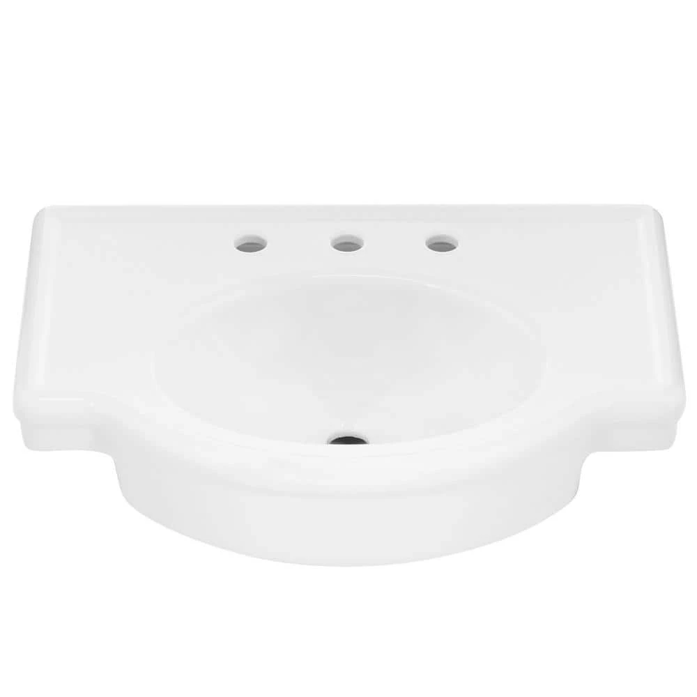 American Standard Retrospect 27 in. W Pedestal Sink Basin in White 9 American Standard Retrospect 27 in. W Pedestal Sink Basin in White - Image 7
