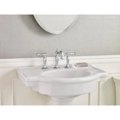 American Standard Retrospect Pedestal Combo Bathroom Sink in White 8 American Standard Retrospect Pedestal Combo Bathroom Sink in White -Bathroom Sinks Sales white american standard pedestal sinks 0282 800 020 4f 1000