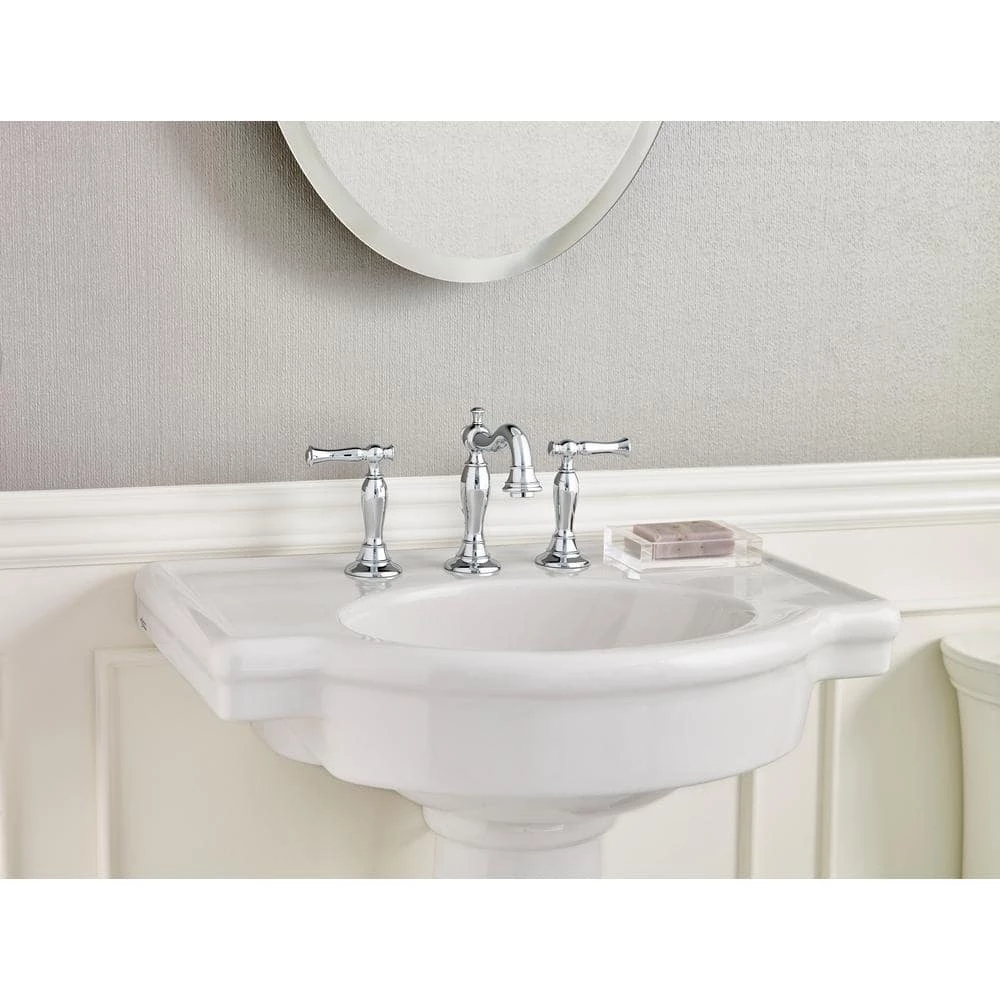 American Standard Retrospect Pedestal Combo Bathroom Sink in White 5 American Standard Retrospect Pedestal Combo Bathroom Sink in White - Image 3