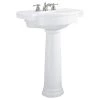 American Standard Retrospect Pedestal Combo Bathroom Sink in White