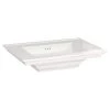 American Standard Town Square S 22 in. Pedestal Center Hole Sink Basin in White