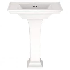 American Standard Town Square S Pedestal Combo Bathroom Sink with Center Hole in White 8 American Standard Town Square S Pedestal Combo Bathroom Sink with Center Hole in White -Bathroom Sinks Sales white american standard pedestal sinks 0297100 020 a0 1000