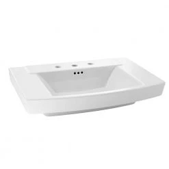 American Standard Townsend 8 in. Pedestal Sink Basin in White -Bathroom Sinks Sales white american standard pedestal sinks 0328008 020 4f 1000