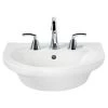 American Standard Tropic Petite 21 in. Center Pedestal Sink Basin with 8 in. Faucet Centers in White 2 American Standard Tropic Petite 21 in. Center Pedestal Sink Basin with 8 in. Faucet Centers in White -Bathroom Sinks Sales white american standard pedestal sinks 0403 008 020 64 1000