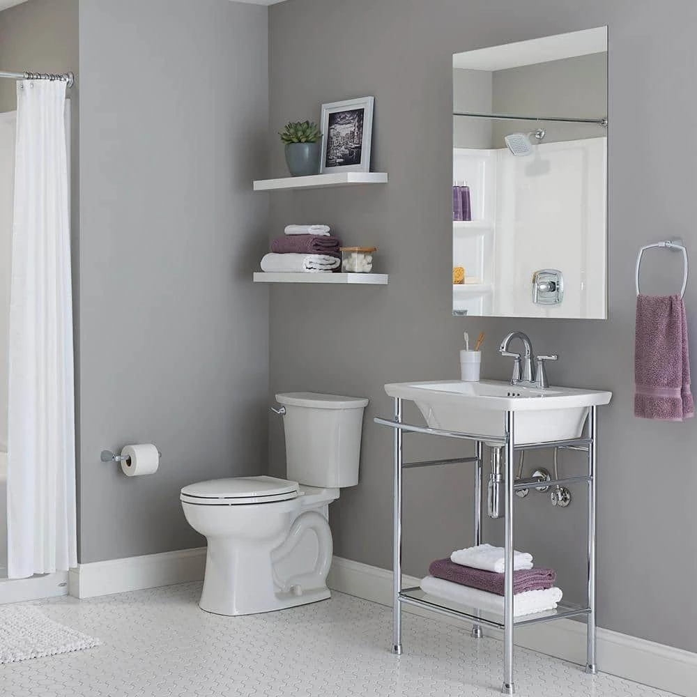 American Standard Edgemere 4 in. Pedestal Sink Basin in White 6 American Standard Edgemere 4 in. Pedestal Sink Basin in White - Image 4