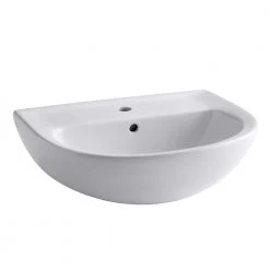 American Standard Evolution 22 in. Pedestal Sink Basin in White