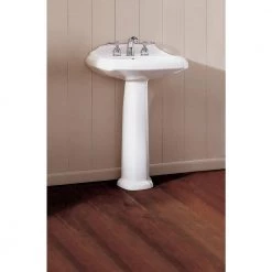 American Standard Portsmouth 10 in. Pedestal Sink Basin in White -Bathroom Sinks Sales white american standard pedestal sinks 0555 104 020 1f 1000