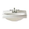 American Standard Portsmouth 10 in. Pedestal Sink Basin in White
