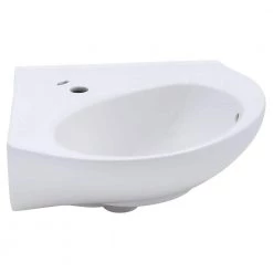 American Standard Cornice 22 in. Pedestal Top Sink Basin with Single Hole in White