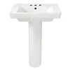 American Standard Boulevard Pedestal Combo Bathroom Sink in White