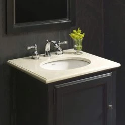 American Standard Ovalyn Undermount Bathroom Sink in White -Bathroom Sinks Sales white american standard undermount bathroom sinks 0497 221 020 31 1000