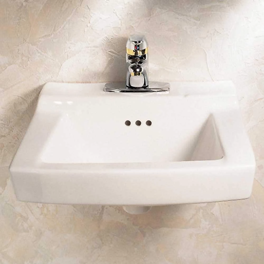 American Standard Comrade Wall-Mounted Bathroom Sink in White 5 American Standard Comrade Wall-Mounted Bathroom Sink in White - Image 3