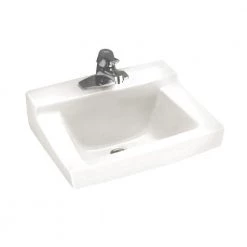 American Standard Declyn Wall Hung Bathroom Sink in White with 4 in. Faucet Holes