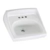American Standard Lucerne Wall Hung Bathroom Sink in White with 4 in. Faucet Holes and Less Overflow -Bathroom Sinks Sales white american standard wall mount sinks 0355912 020 64 1000