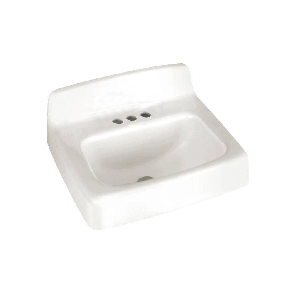 American Standard Regalyn Wall-Mount Bathroom Vessel Sink in White 3 American Standard Regalyn Wall-Mount Bathroom Vessel Sink in White