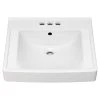 American Standard Decorum Vitreous China Wall-Hung Rectangle Vessel Sink with 4 in. Centerset Faucet Holes in White -Bathroom Sinks Sales white american standard wall mount sinks 9134004ec 020 64 1000