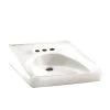 American Standard Wheelchair Users Wall-Mounted Bathroom Sink in White -Bathroom Sinks Sales white american standard wall mount sinks 9141 011 020 64 1000