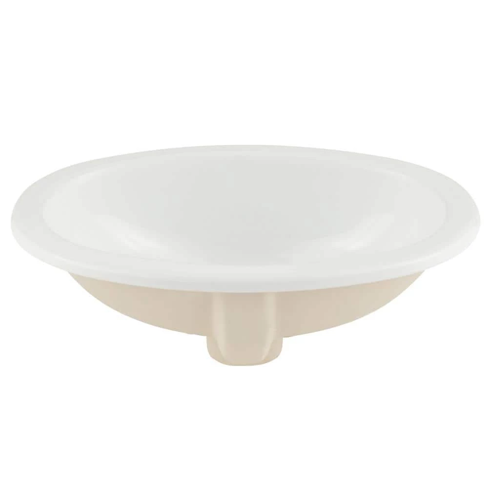 Barclay Products Lily Drop-In Bathroom Sink in White 10 Barclay Products Lily Drop-In Bathroom Sink in White - Image 8