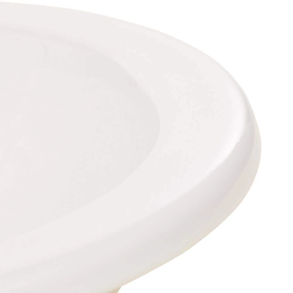 Barclay Products Lily Drop-In Bathroom Sink in White 4 Barclay Products Lily Drop-In Bathroom Sink in White - Image 2