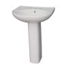 Barclay Products Cynthia 520 Pedestal Combo Bathroom Sink in White -Bathroom Sinks Sales white barclay products pedestal sinks 3 168wh 64 1000