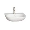 Barclay Products Tonique 550 Wall-Hung Sink in White with 1 Faucet Hole 1 Barclay Products Tonique 550 Wall-Hung Sink in White with 1 Faucet Hole -Bathroom Sinks Sales white barclay products wall mount sinks 4 2031wh 64 1000