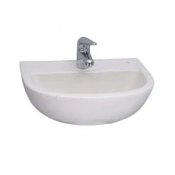 Barclay Products Compact 500 Wall-Hung Bathroom Sink in White