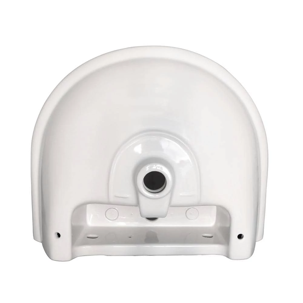 Barclay Products Karla 450 Wall-Hung Bathroom Sink in White 5 Barclay Products Karla 450 Wall-Hung Bathroom Sink in White - Image 3