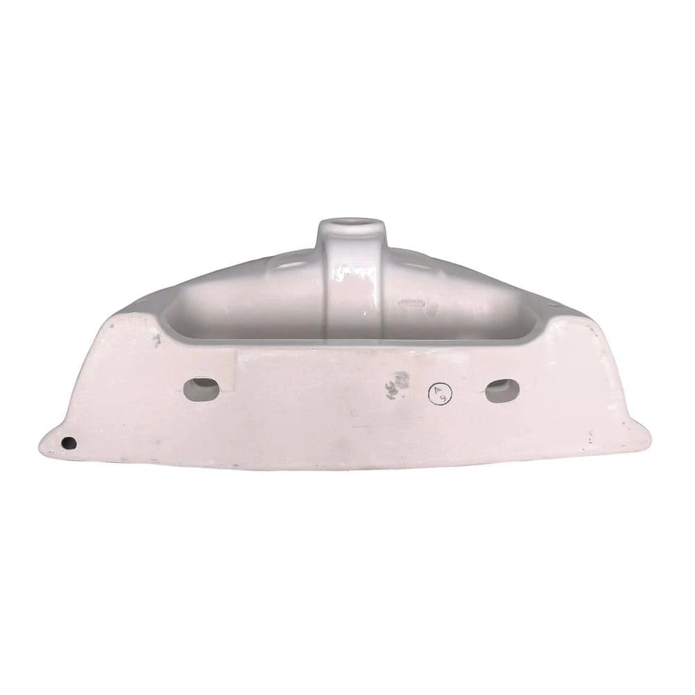 Barclay Products Karla 450 Wall-Hung Bathroom Sink in White 6 Barclay Products Karla 450 Wall-Hung Bathroom Sink in White - Image 4