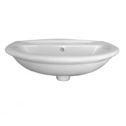 Barclay Products Karla 450 Wall-Hung Bathroom Sink in White 12 Barclay Products Karla 450 Wall-Hung Bathroom Sink in White -Bathroom Sinks Sales white barclay products wall mount sinks 4 814wh c3 1000
