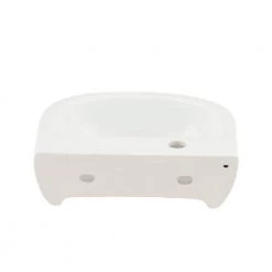 Barclay Products Compact 15 in. Wall-Mounted Bathroom Sink in White -Bathroom Sinks Sales white barclay products wall mount sinks 4l 531wh 40 1000
