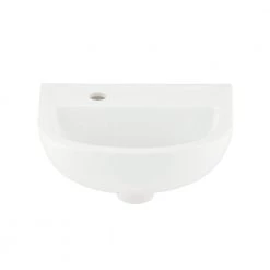 Barclay Products Compact 15 in. Wall-Mounted Bathroom Sink in White -Bathroom Sinks Sales white barclay products wall mount sinks 4l 531wh e1 1000