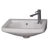 Barclay Products Mirna Wall-Hung Bathroom Sink in White 1 Barclay Products Mirna Wall-Hung Bathroom Sink in White -Bathroom Sinks Sales white barclay products wall mount sinks 4r 101wh 64 1000