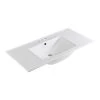 Bellaterra Home Soma 48 in. Drop-In Ceramic Bathroom Sink in White -Bathroom Sinks Sales white bellaterra home drop in bathroom sinks bt4818s 64 1000