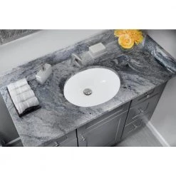 Cahaba 19-1/4 in. x 15-3/4 in. Glazed Porcelain Bathroom Sink in White -Bathroom Sinks Sales white cahaba undermount bathroom sinks ca425v17 w 31 1000