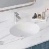DEERVALLEY 16.54 in. Undermount Vitreous China Bathroom Sink in White -Bathroom Sinks Sales white deervalley undermount bathroom sinks dv 1u301 64 1000
