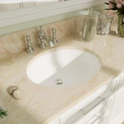 DEERVALLEY 18.31 in. Undermount Bathroom Sink in White Vitreous China -Bathroom Sinks Sales white deervalley undermount bathroom sinks dv 1u303 4f 1000