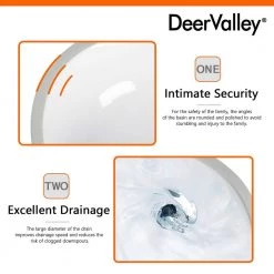 DEERVALLEY 18.31 in. Undermount Bathroom Sink in White Vitreous China -Bathroom Sinks Sales white deervalley undermount bathroom sinks dv 1u303 a0 1000