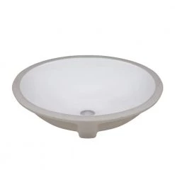 DEERVALLEY 18.31 in. Undermount Bathroom Sink in White Vitreous China -Bathroom Sinks Sales white deervalley undermount bathroom sinks dv 1u303 e1 1000