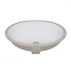 DEERVALLEY 19.49 in. Undermount Bathroom Sink in White Vitreous China -Bathroom Sinks Sales white deervalley undermount bathroom sinks dv 1u305 e1 1000