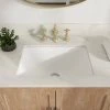 DEERVALLEY 17.91 in. Undercounter Bathroom Sink in White Vitreous China -Bathroom Sinks Sales white deervalley undermount bathroom sinks dv 1u306 64 1000
