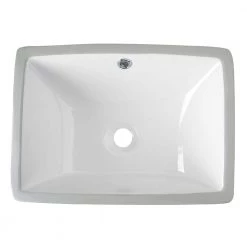 DEERVALLEY 17.91 in. Undercounter Bathroom Sink in White Vitreous China 23 DEERVALLEY 17.91 in. Undercounter Bathroom Sink in White Vitreous China -Bathroom Sinks Sales white deervalley undermount bathroom sinks dv 1u306 c3 1000