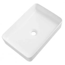 DEERVALLEY Classic Ceramic Rectangular Vessel Sink in White 17 DEERVALLEY Classic Ceramic Rectangular Vessel Sink in White -Bathroom Sinks Sales white deervalley vessel sinks dv 1v032 c3 1000