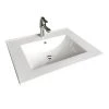 RENOVATORS SUPPLY MANUFACTURING Bo 24 in. Square Drop-In Bathroom Sink in White with Overflow Faucet and Drain -Bathroom Sinks Sales white drop in bathroom sinks 50336 64 1000
