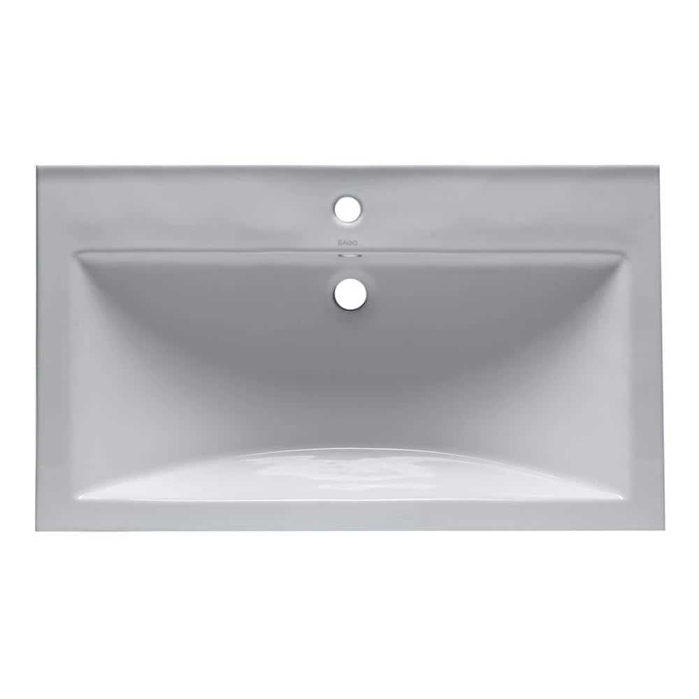 EAGO BH001 7.9 in. Drop in Sink Basin in White 7 EAGO BH001 7.9 in. Drop in Sink Basin in White - Image 5