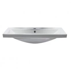 EAGO BH001 7.9 in. Drop in Sink Basin in White 10 EAGO BH001 7.9 in. Drop in Sink Basin in White -Bathroom Sinks Sales white eago drop in bathroom sinks bh001 4f 1000